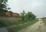 BNSF 4311  14Apr2011  Crew change at UP Junction